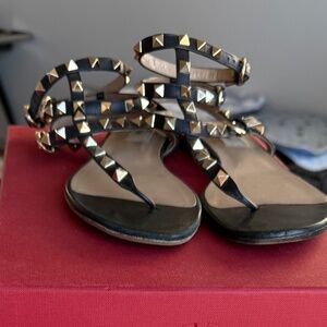 Valentino gladiator Rockstud sandal sz 37.5